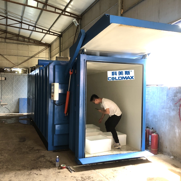 新款處理1500KG型號(hào)3卡板真空預(yù)冷機(jī)安裝在北京